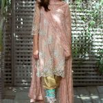 Traditional Pakistani Shalwar Kameez Mehndi Dress