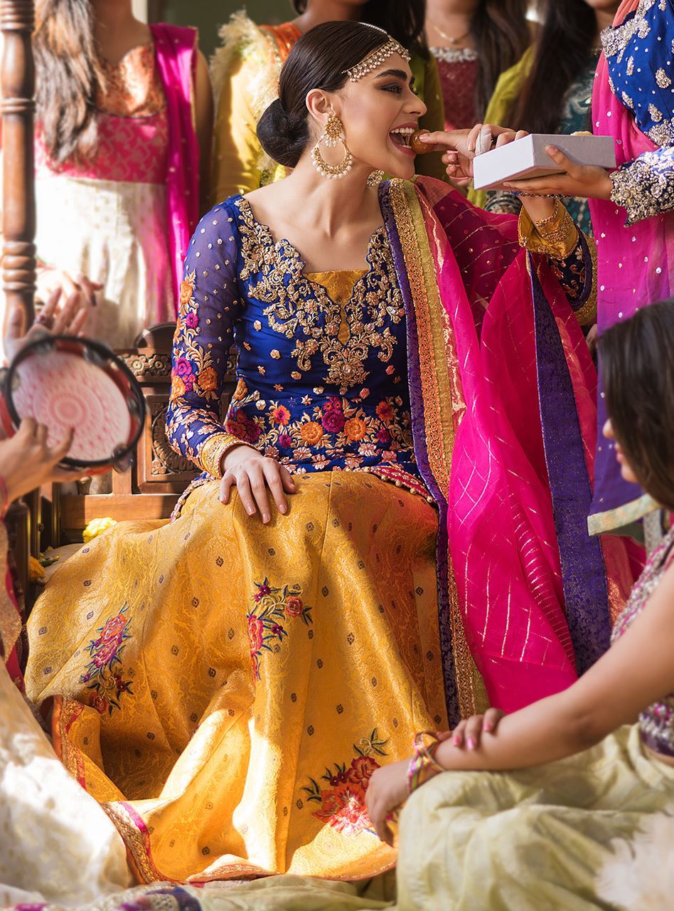 Zainab Chottani Bridal Mehndi Dress
