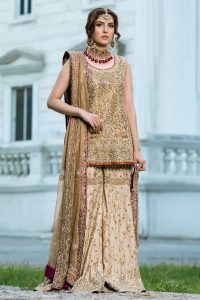 Aisha Imran Sharara Mehndi Dress for Bride's Sisters