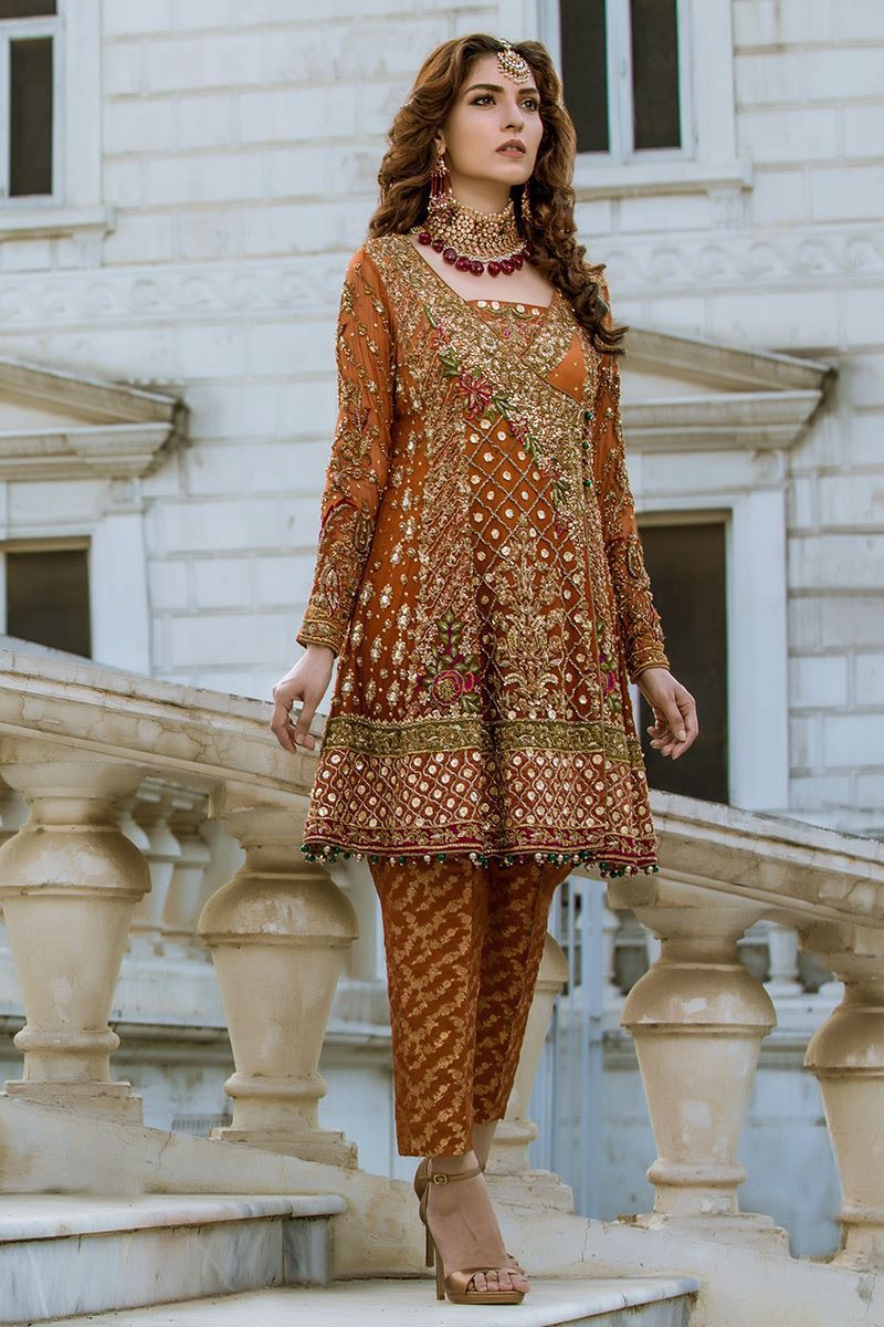Angrakha Mehndi Outfit for Bride's Sisters