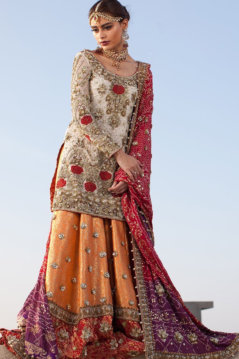Bridal Lehenga for Mehndi Function by Annus Abrar