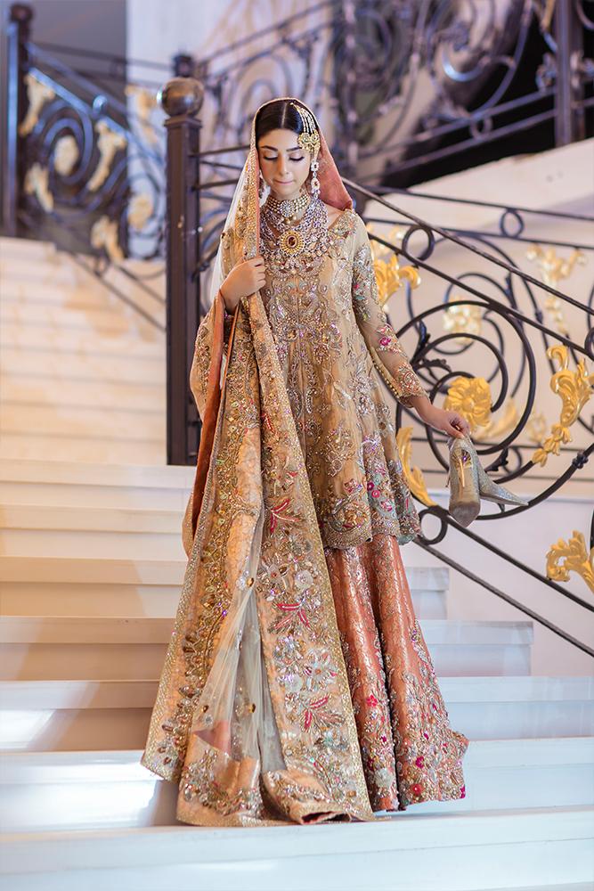 Bridal Mehndi Outfit by Ammara Khan