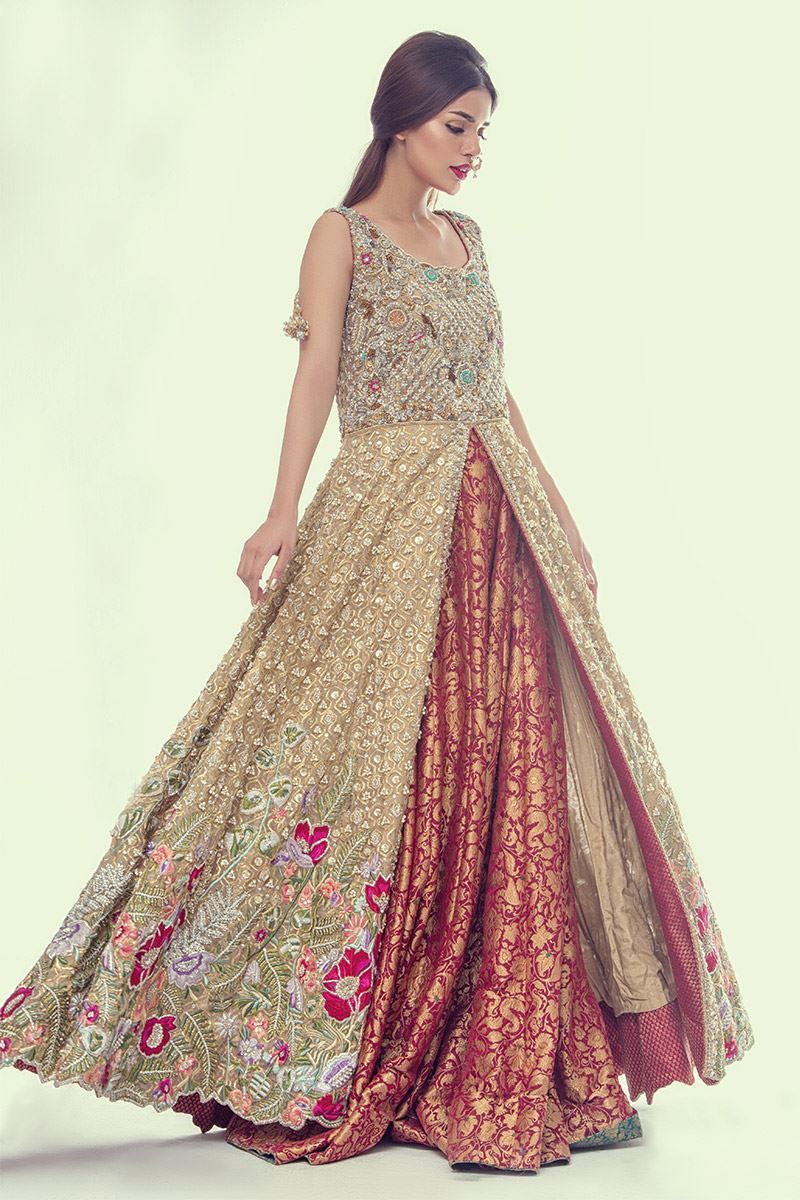 Mehndi Gown by Annus Abrar