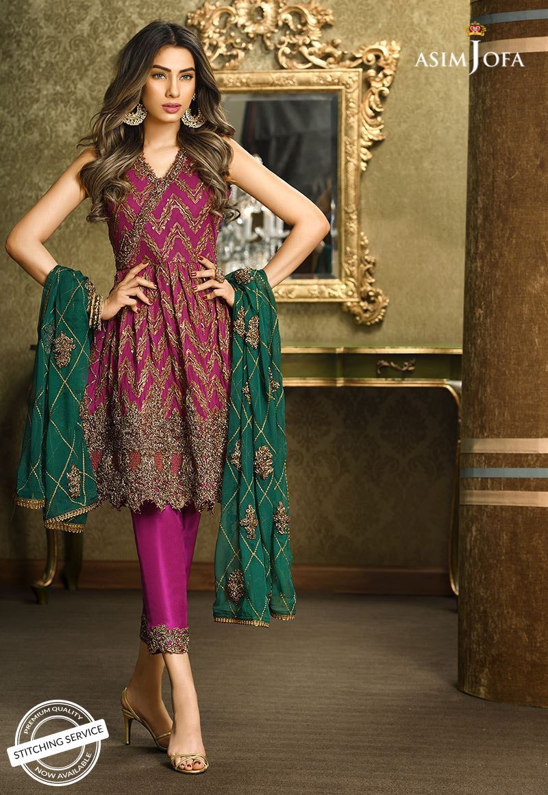 Peplum Frock for Mehndi Function