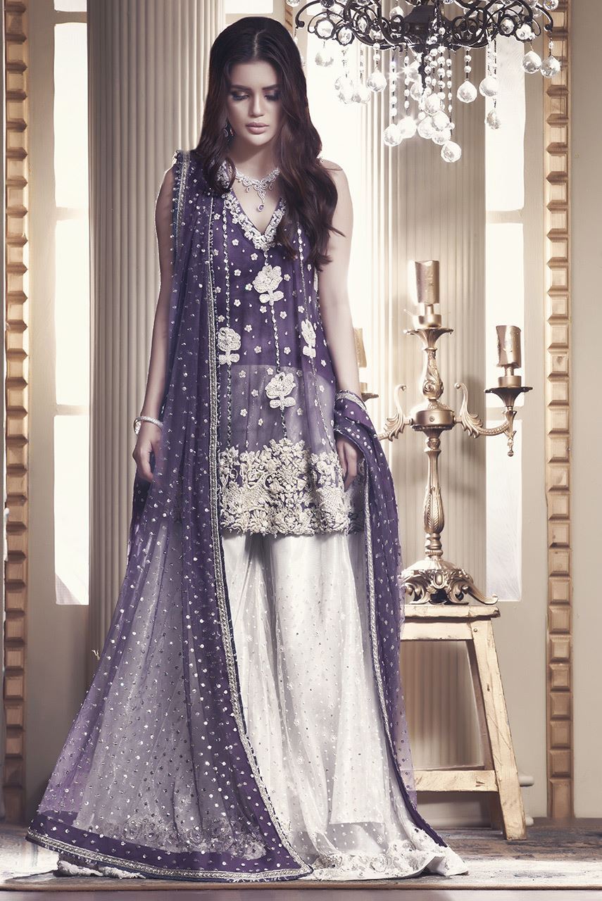 Purple Mehndi Outfit