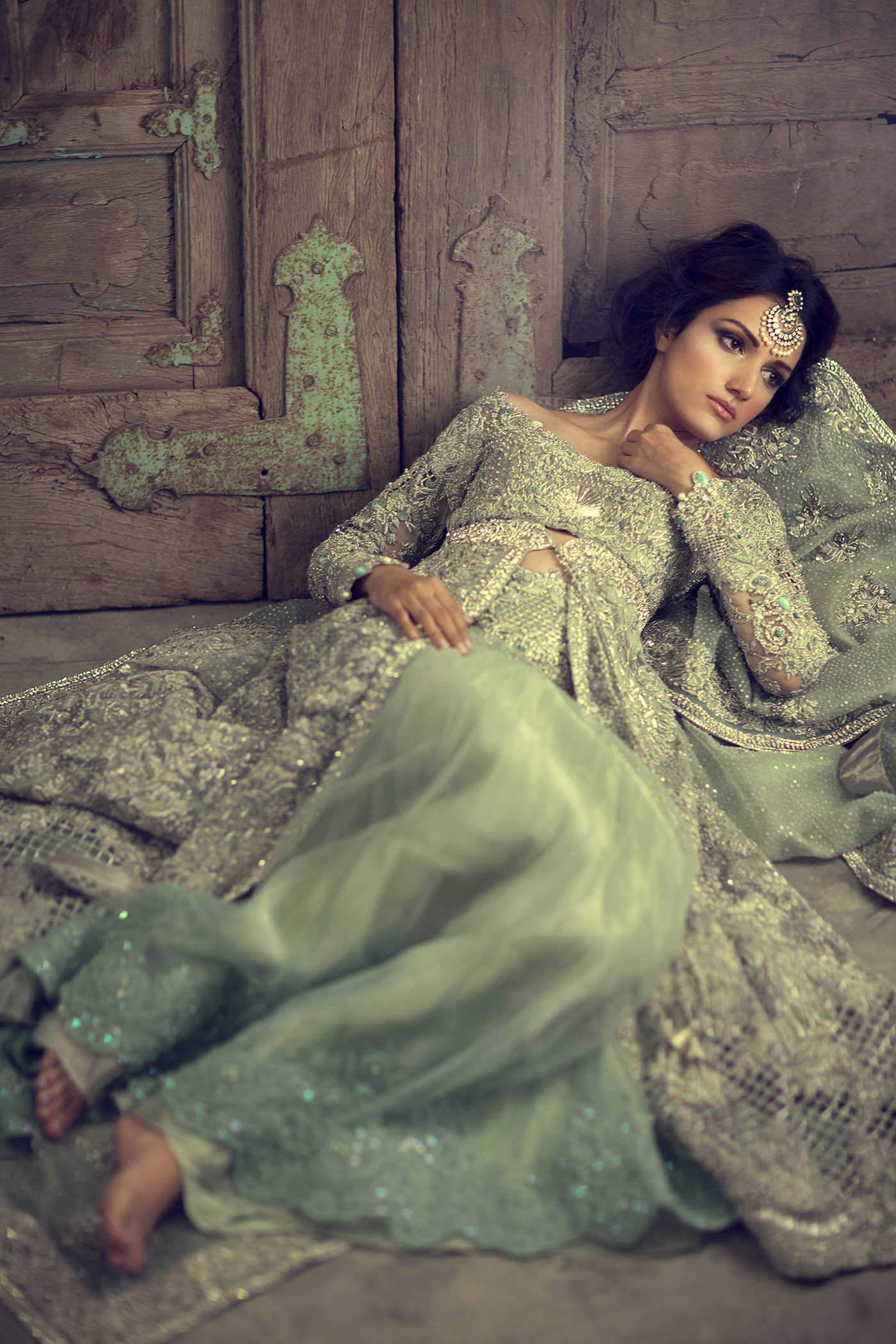 latest bridal mehndi dresses