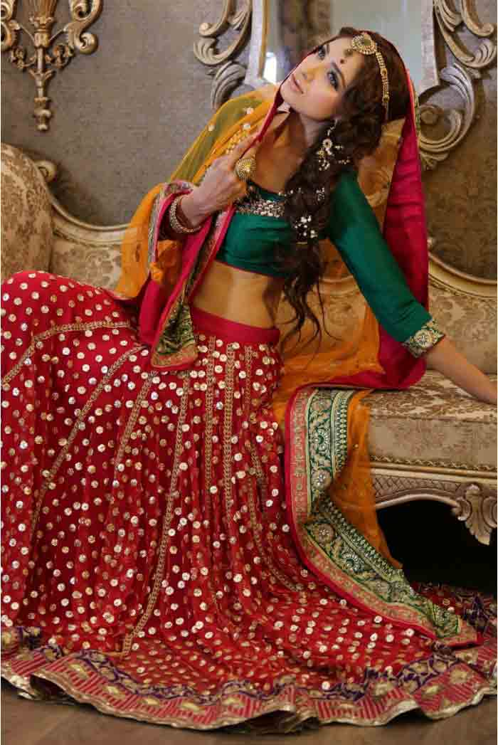 Mehndi Dresses By Maria B - Mehndi Collection 2021 With Prices