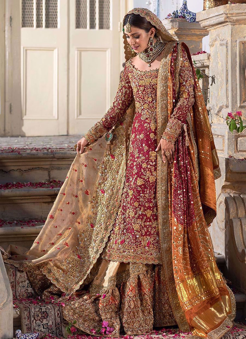 Farah Talib Aziz Designer Pakistani Wedding Dress Farah Talib Aziz Designer Pakistani Wedding Dress