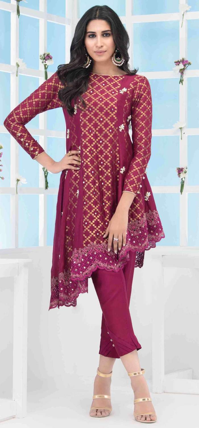 Embellished Mehndi Dress for Girls
